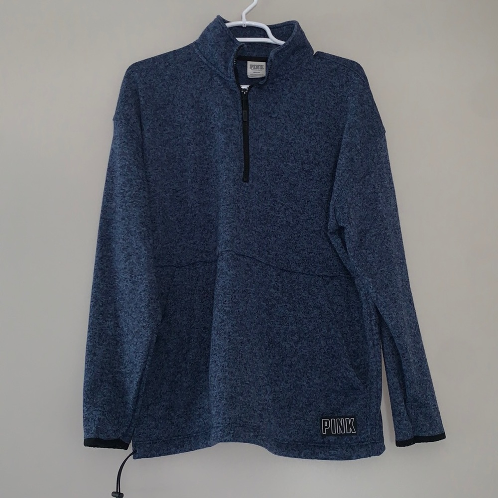 Blue quarter zip from PINK (M)